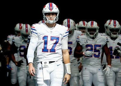 Dec 2018 Josh Allen leads Bills out in Miami.jpg