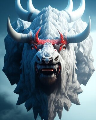 2 - white blue red bison scary angry armor.jpg